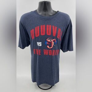 Jacksonville Jumbo Shrimp “Duuuval vs The World” 108 Stitches Grey Men’s XXL NWT